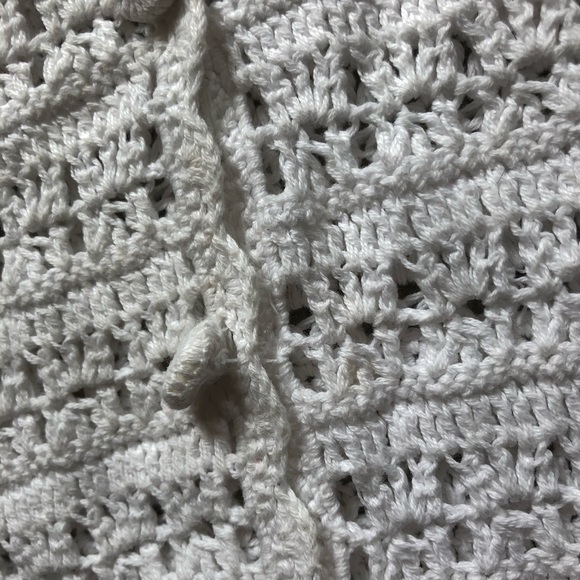 Vintage crochet top cardigan - Picture 3 of 3